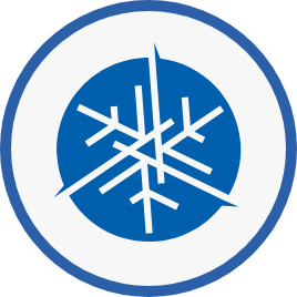 Glacier Nordic Club snow flake icon